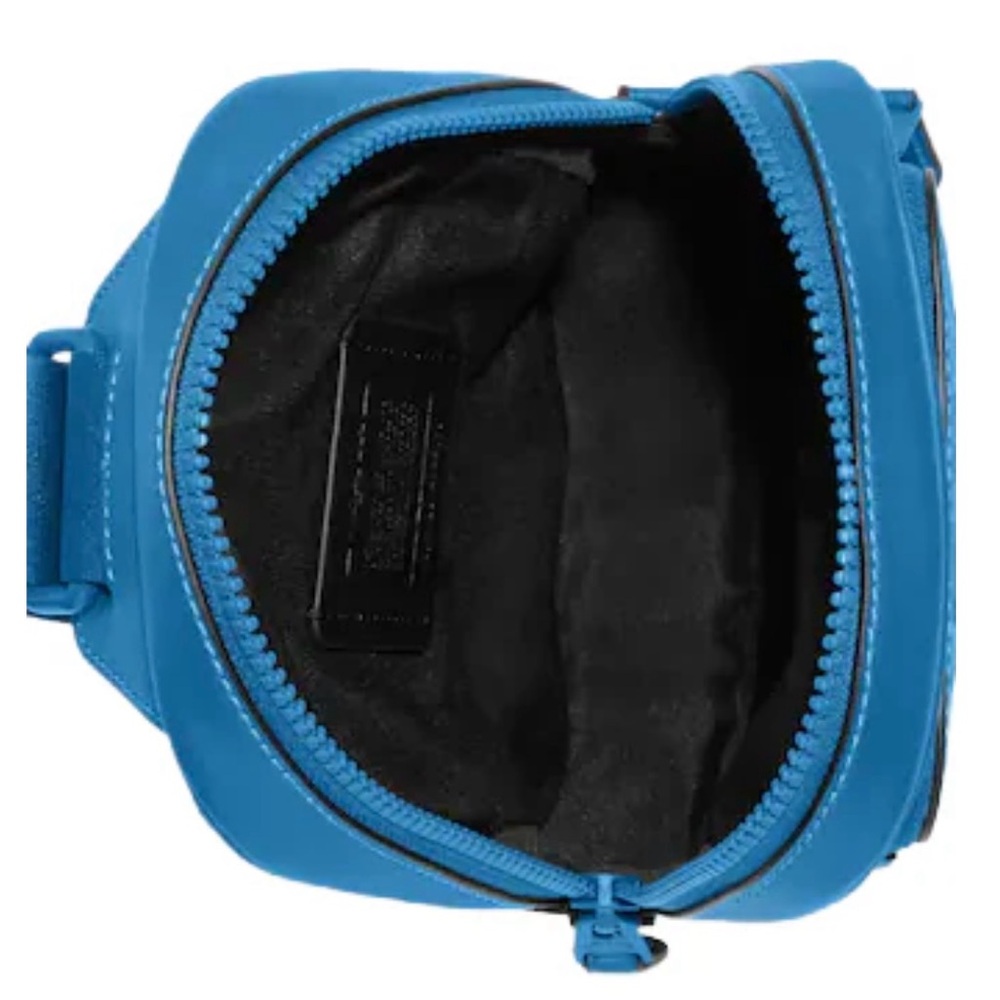 COACH TRACK PACK Men Unisex SIGNATURE LEATHER Blue Jay CH072 - Picture 3 of 8